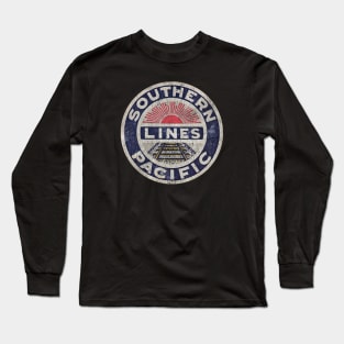 Southern Pacific Lines Railroad USA Long Sleeve T-Shirt